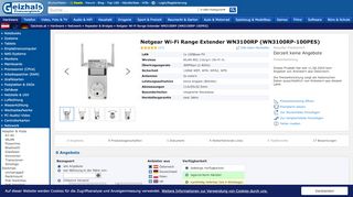 
                            7. Netgear Wi-Fi Range Extender WN3100RP (WN3100RP-100PES) ab ...