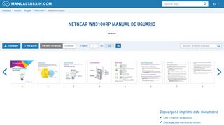 
                            12. Netgear WN3100RP Manual De Usuario - Página 1 def 20 ...