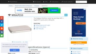 
                            4. Netgear WNAP210 Default Password & Login, Manuals, Firmwares ...