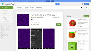 
                            12. Nether Portal Live Wallpaper - Apps on Google Play