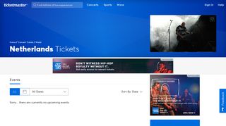 
                            9. Netherlands Tickets | Netherlands Concert Tickets ... - Ticketmaster