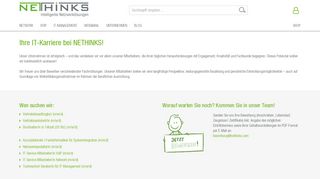 
                            8. NETHINKS GmbH | Karriere