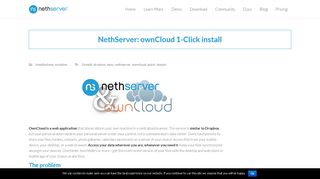 
                            12. NethServer: ownCloud 1-Click install « NethServer