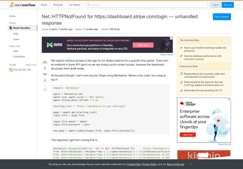 
                            8. Net::HTTPNotFound for https://dashboard.stripe.com/login ...