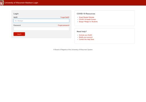 
                            7. NetID Modification - University of Wisconsin-Madison Login - UW ...