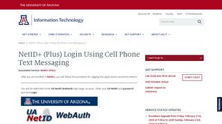
                            6. NetID+ (Plus) Login Using Cell Phone Text Messaging | Information ...