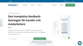 
                            3. Netigate: Sveriges ledande undersökningsplattform.