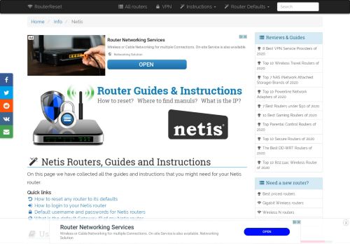 
                            13. Netis Reset Instructions, Manuals and Default Settings | ...