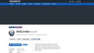 
                            3. NetLimiter 4.0.42 Download - TechSpot