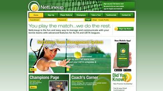
                            11. NetLineup - Manage and Organize your Tennis League Teams ...