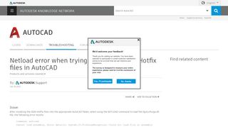 
                            10. Netload error when trying to load the DGN Hotfix files in AutoCAD ...