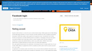 
                            4. Netlog accedi | Facebook login