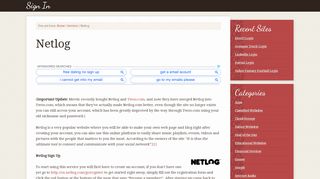 
                            9. Netlog Login – www.Netlog.com Sign In Account - Signin.co