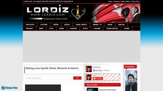 
                            3. Netlog.com Üyelik Silme (Resimli Anlatım)