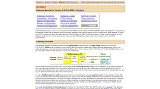 
                            12. NetMail Gateway Manual (English) - Shamrock Software