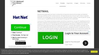 
                            3. Netmail - Hetnet webmail inloggen op jouw account - Webmail Direct