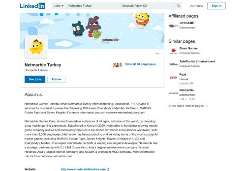 
                            8. Netmarble Turkey | LinkedIn