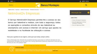 
                            6. Netmóvel24 Empresas - Montepio24 | Montepio