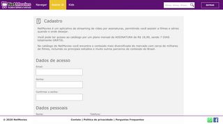 
                            1. NetMovies - Cadastro