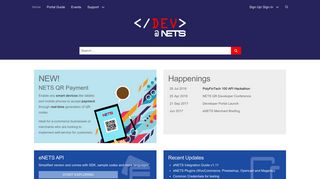 
                            6. NETS Developer Portal - API access, Documentation, and more.