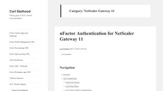 
                            9. NetScaler Gateway 11 – Carl Stalhood