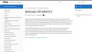 
                            2. NetScaler SD-WAN 9.3 - Citrix Product Documentation