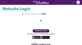 
                            10. Netsuite Login - Chatime