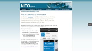
                            10. Nettbank på iPad og iPhone - Nyheter - Ressurser - NITO