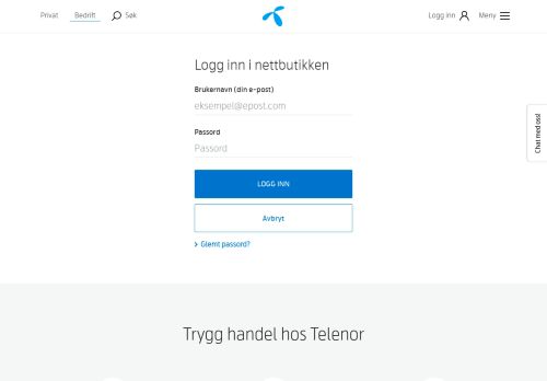 
                            8. Nettbutikk - Telenor Bedrift