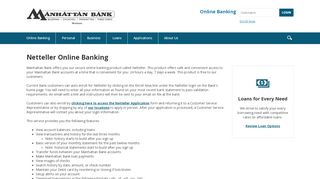 
                            9. Netteller Online Banking - Manhattan Bank