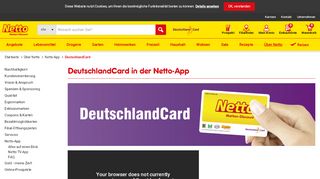 
                            11. Netto Marken-Discount - DeutschlandCard auf der Netto-App