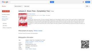 
                            13. netwars 2 - Down Time - Compilation Two: Thriller  - Google بکس کا نتیجہ