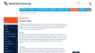 
                            5. Network - About UM - Maastricht University