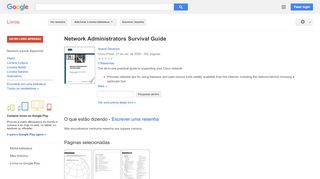 
                            13. Network Administrators Survival Guide