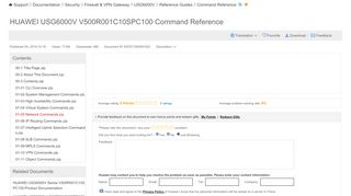 
                            4. Network Commands - HUAWEI USG6000V V500R001C10SPC100 ...