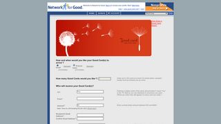 
                            8. Network for Good :: Purchase Good Cards