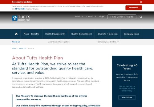 
                            8. Network Health is now simply Tufts Health Plan