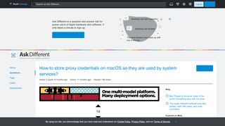 
                            8. network - How to store proxy credentials on macOS so they are used ...