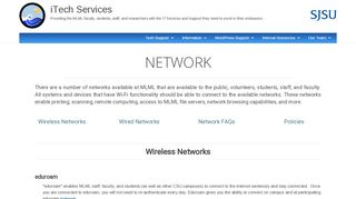 
                            12. Network – iTech Services - California State University