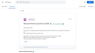 
                            6. Network Partner zoomin.tv SCAM - Google Product Forums