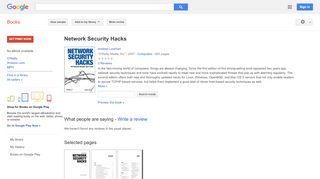 
                            6. Network Security Hacks