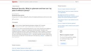 
                            13. Network Security: What is cyberoam and how can i by pass it ...