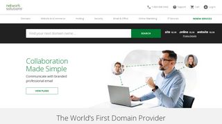 
                            4. Network Solutions: Domain Names, Web Hosting and Online ...