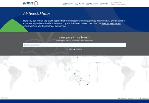 
                            7. Network Status - Westnet