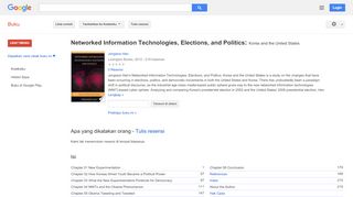 
                            13. Networked Information Technologies, Elections, and Politics: Korea ...