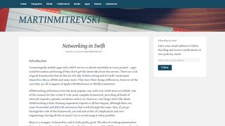 
                            12. Networking in Swift – martinmitrevski