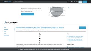 
                            9. networking - Why can't I access my router's configuration page via ...