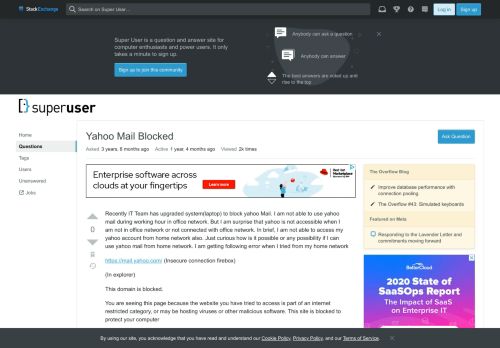 
                            7. networking - Yahoo Mail Blocked - Super User