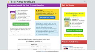
                            6. Netzclub SIM Karte kostenlos bestellen | SIM-Karte-gratis.de