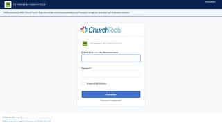 
                            3. Netzwerk 43 ChurchTools - login